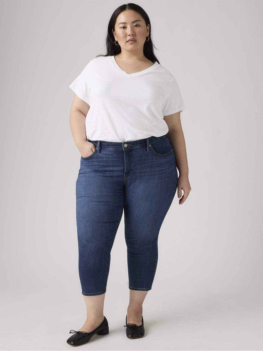 LEVI’S 311 SHAPING SKINNY CAPRI WOMEN'S JEANS, SIZE 24, GREAT CONDITION